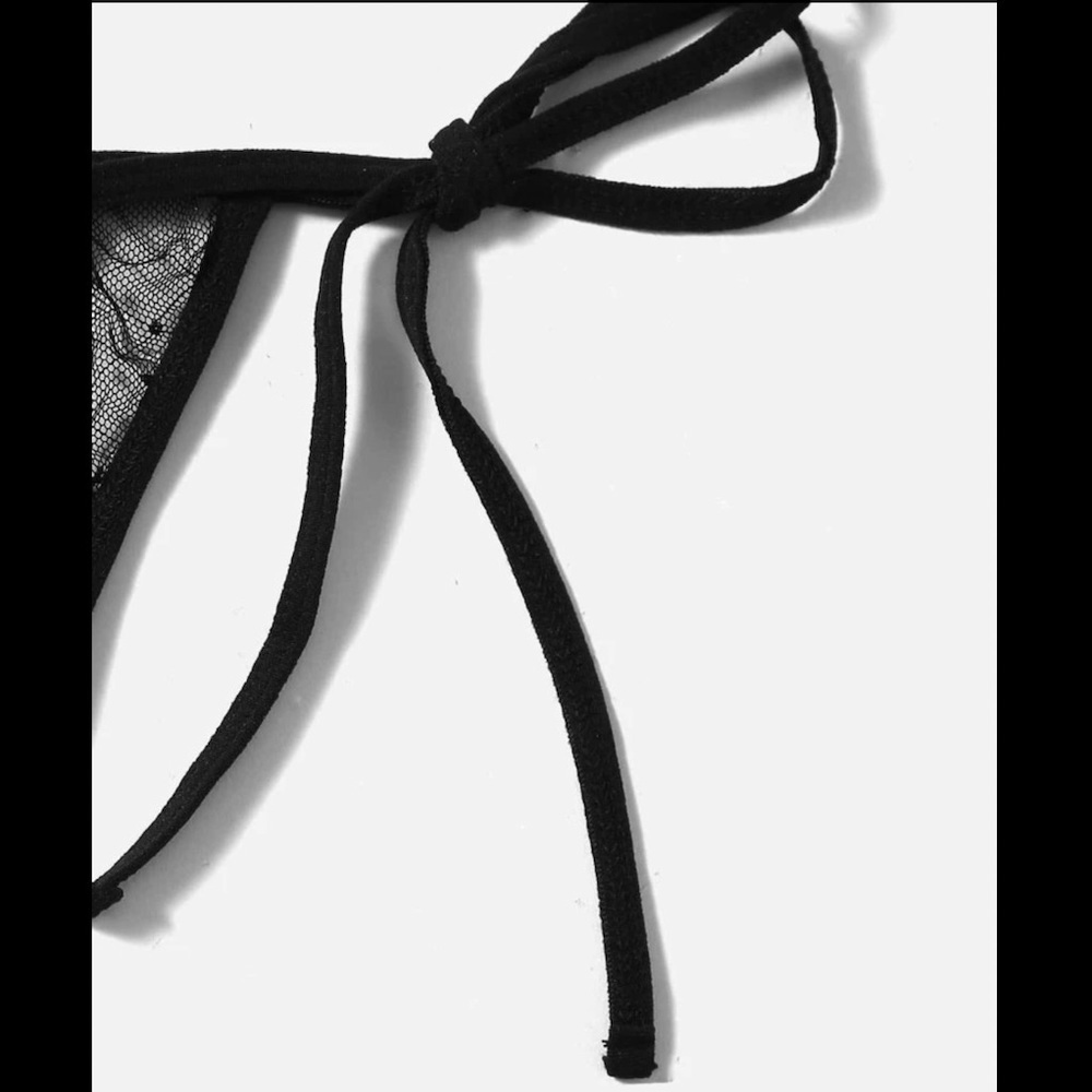 Star Pattern Mesh Lingerie Set - Picture 3 of 3
